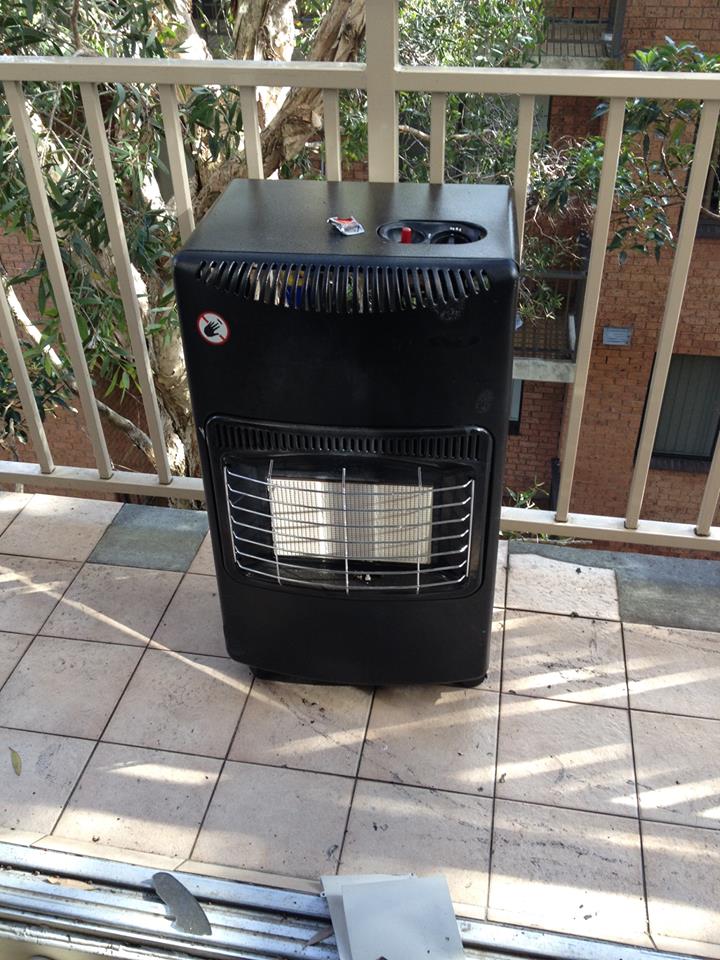 Photo of a gas cabinet heater