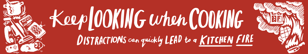 Distractions can quickly lead to a kitchen fire. Learn more here.